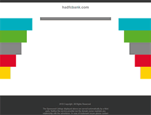 Tablet Screenshot of hadfcbank.com